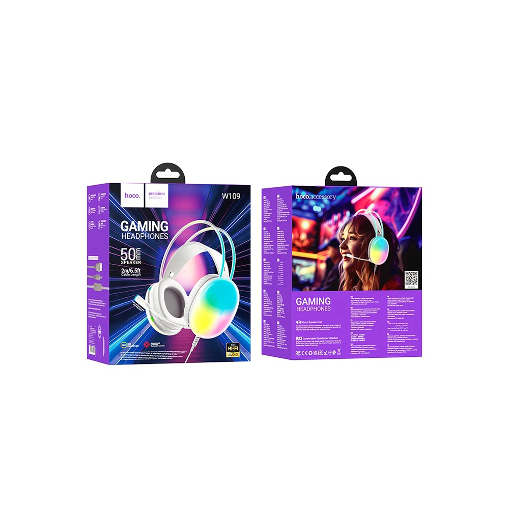 HOCO W109 Rich Gaming Kulaküstü Kulaklık