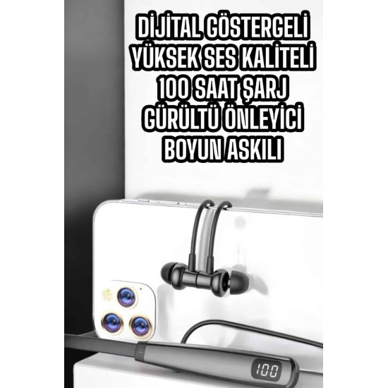Kablosuz Kulaklık Uzun Süreli Kullanım Dokunmatik ve Otomatik Bağlantı