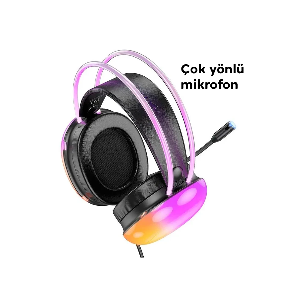 HOCO W109 Plus Rich USB7.1 Gaming Kulaküstü Kulaklık