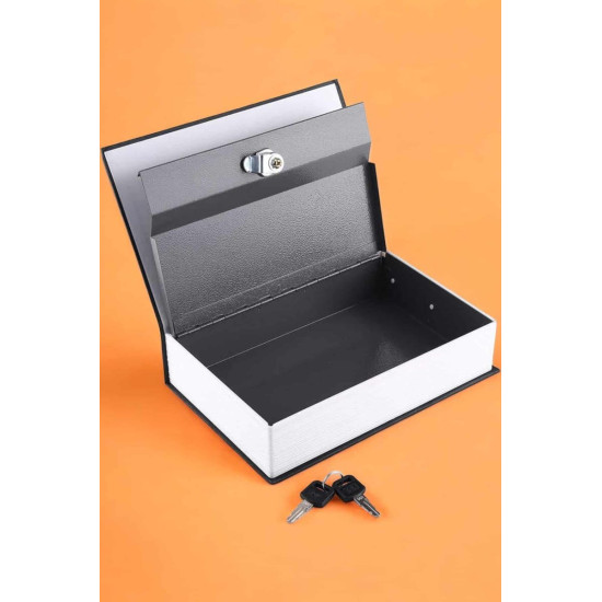 Gizli Kasa İngilizce Sözlüğü Kitap Görünümlü Anahtarlı Gizli Mini Çeli