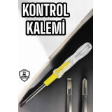 Test Cihazı Kontrol Kalemi Çift Başlıklı Şeffaf Elektrik Testi