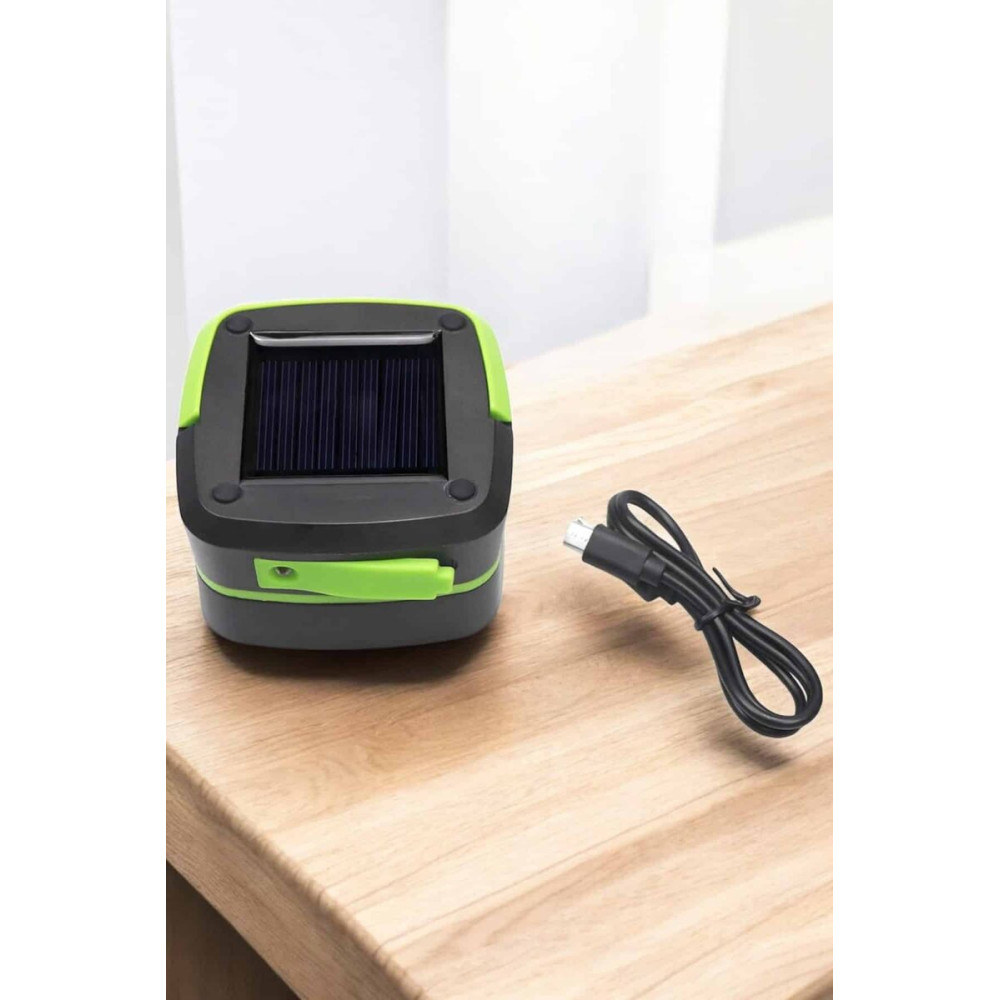Enerjili Led Lamba Kamp Lambası Katlanabilir Lamba USB Şarjlı
