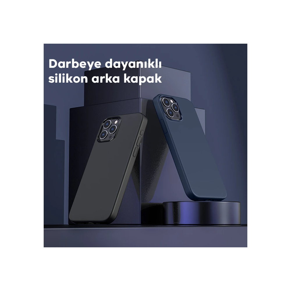 HOCO Pure Series iPhone 15 Pro Manyetik Silikon Kılıf