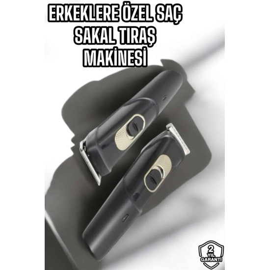 Lazer Epilasyon Öncesi Kısaltma Şarjlı Saç Sakal Tıraş Makinesi Ense K