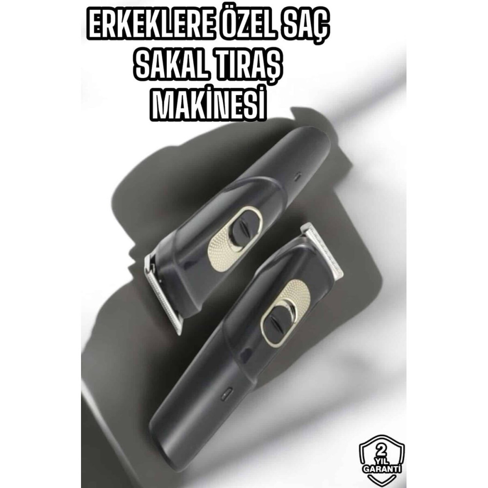 Lazer Epilasyon Öncesi Kısaltma Şarjlı Saç Sakal Tıraş Makinesi Ense K