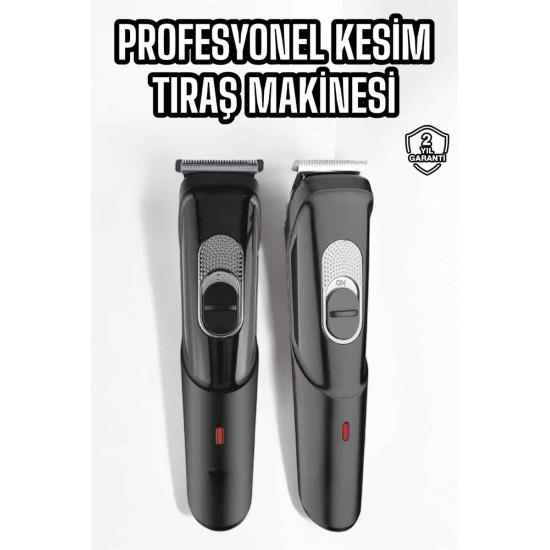 Sakal Lazer Epilasyon Öncesi Tüy Kısaltma Makinesi Unısex 4 Taraklı