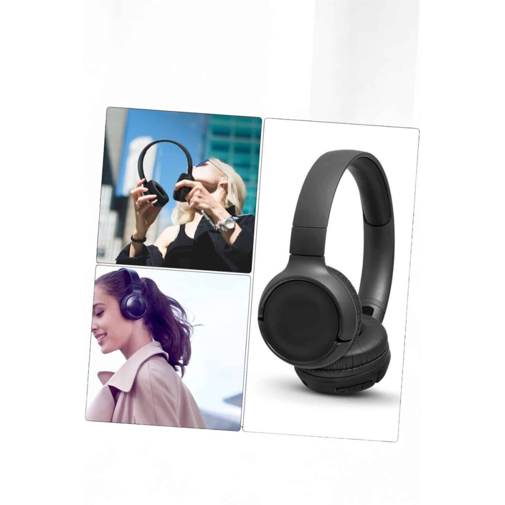 Üstü Kablosuz Bluetooth Kulaklık Gürültü Önleyici Ayarlanabilir