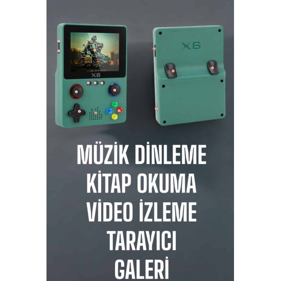 3.5 İnç Ekran 1000 Oyunlu Oyun Konsolu El Atarisi Miüzik Dinleme ve Ki