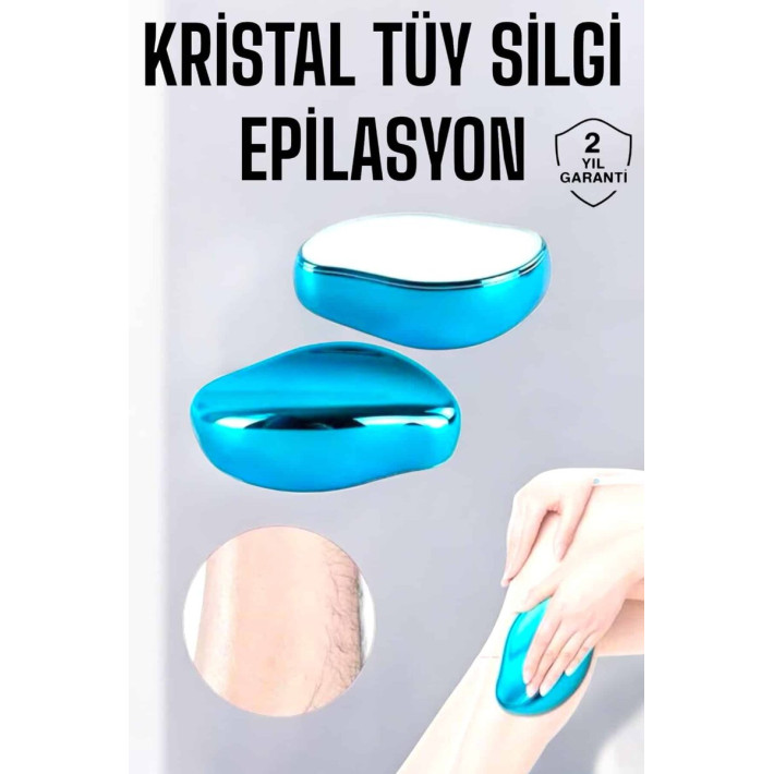 Epilasyon Aleti Bacaklar Kollar İçin Yıkanabilir Kristal Epilatör Tüy 