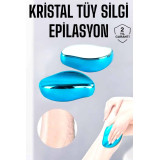 Epilasyon Aleti Bacaklar Kollar İçin Yıkanabilir Kristal Epilatör Tüy 