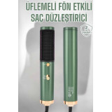 Üflemeli Fön Tarak Düzleştirici Seramik Kaplama Elektriklenme Karşıtı
