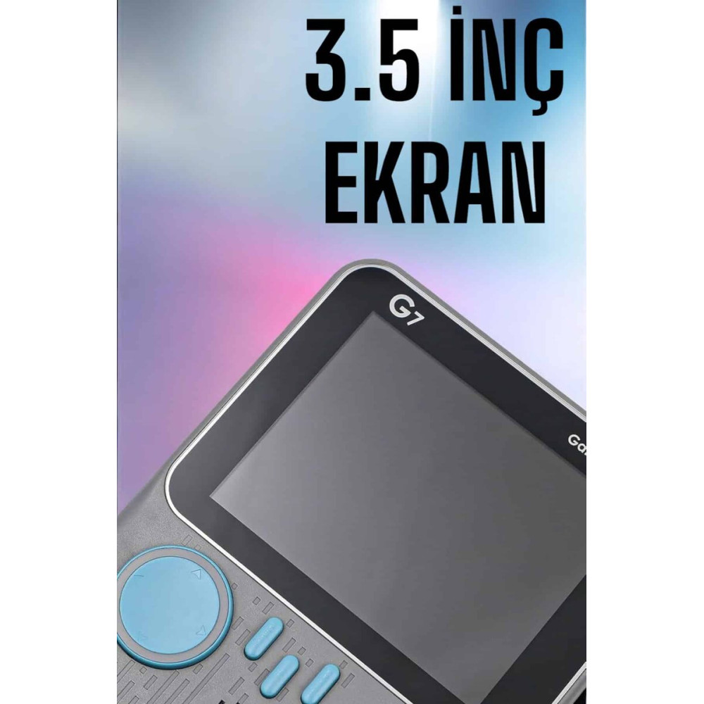 Mini Atari El Atarisi 3.5 inç Ekran Çift Konsol 666 Adet Retro Oyun Ga