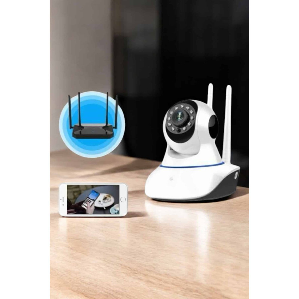 Ev Kamerası Wifi Kamerası Video Kayıt Çift Yönlü Hareket Sensörü Bebek
