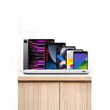 Dokunmatik Kalem Beyaz Şarjlı Yedek Uçlu Android ve İOS Uyumlu