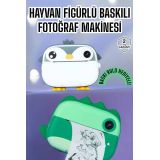 Çocuklar için Fotoğraf Makinesi Anlık Baskı Makinesi HD Görüntü Kalite