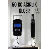 Ağırlık Ölçer 50 Kg El Terazisi El Kantarı Pilli Led Ekran