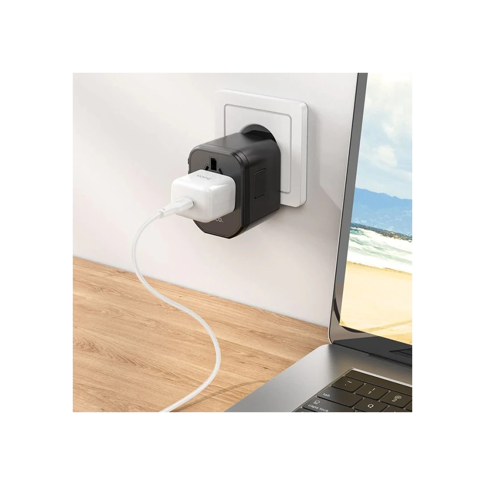 HOCO AC15 20W PD QC 3.0 Hızlı Şarj Universal Priz
