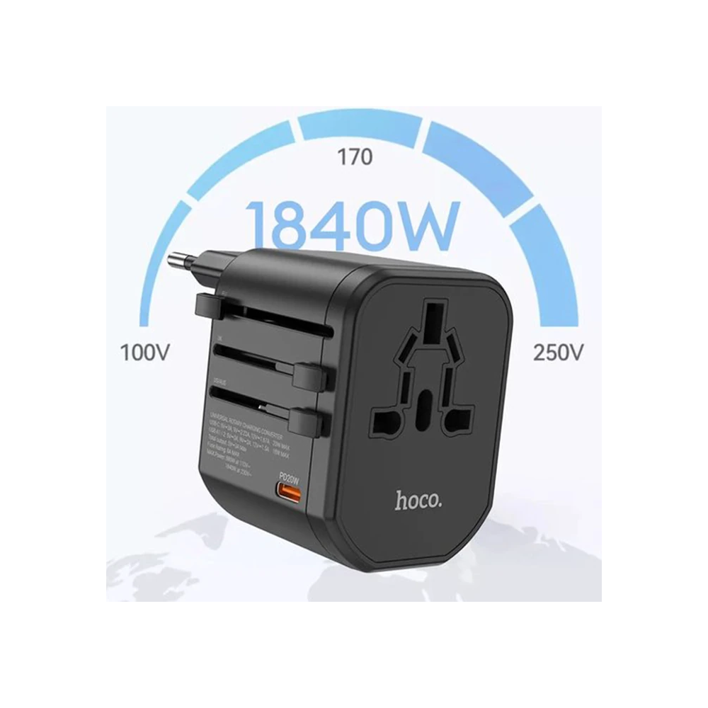 HOCO AC15 20W PD QC 3.0 Hızlı Şarj Universal Priz