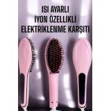 Saç Düzleştirici Tarak Isı Ayarlı Yıpranma Önleyici Düzleştirici Fön T