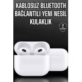 Bluetooth Kulaklık 3.Nesil Kablosuz Uzun Pil Ömrü Dokunmatik Kontrol