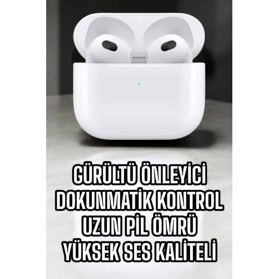 Bluetooth Kulaklık 3.Nesil Kablosuz Uzun Pil Ömrü Dokunmatik Kontrol