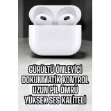 Bluetooth Kulaklık 3.Nesil Kablosuz Uzun Pil Ömrü Dokunmatik Kontrol