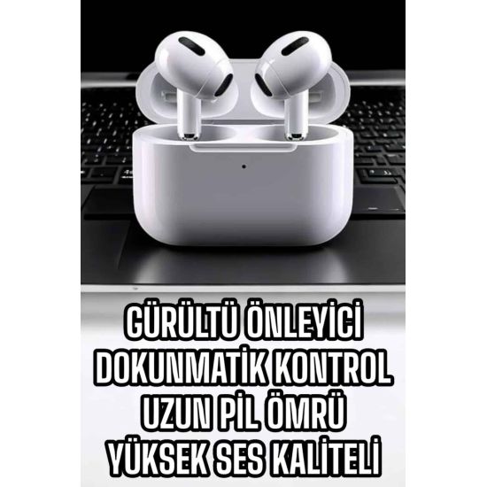 3.Nesil TWS Bluetooth Kulaklık Mikrofonlu ANC Özelliği Dokunmatik Kont