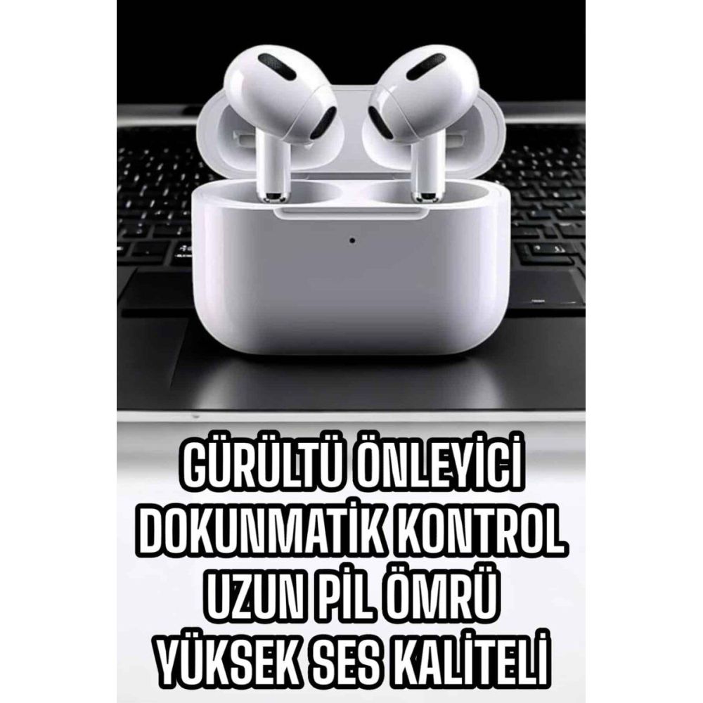3.Nesil TWS Bluetooth Kulaklık Mikrofonlu ANC Özelliği Dokunmatik Kont