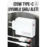 120W Şarj Aleti Type-C Uyumlu Turbo Şarj Aleti