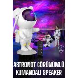 Çocuklara Özel Projeksiyon Astronot Lamba Speaker Sevimli