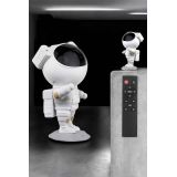 Çocuklara Özel Projeksiyon Astronot Lamba Speaker Sevimli