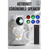 Astronot Görünümlü Projeksiyon Speaker Taşınabilir