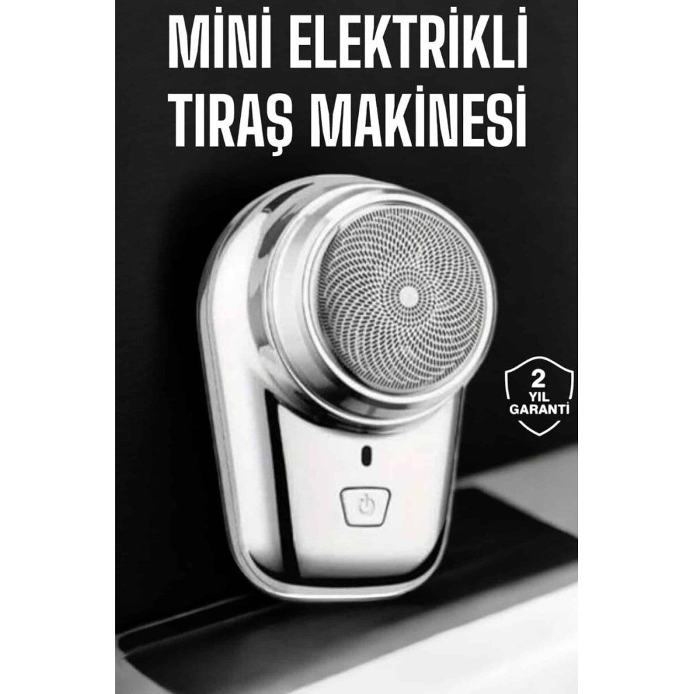 Seyahat Tipi Tıraş Makinesi Taşınabilir Kablosuz Mini Paslanmaz Çelik