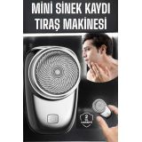 Tıraş Makinesi Mini Sıfır Sakal Yanak Tıraş Makinesi USB Şarjlı