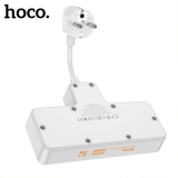 HOCO AC12A 2500W 2 Priz + 3 USB + 30W Type-C Multifonksiyonel Priz Çoğ