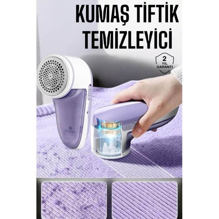 Tiftik Temizleme Makinesi USB Şarjlı Tüy Toplayıcı Kablosuz