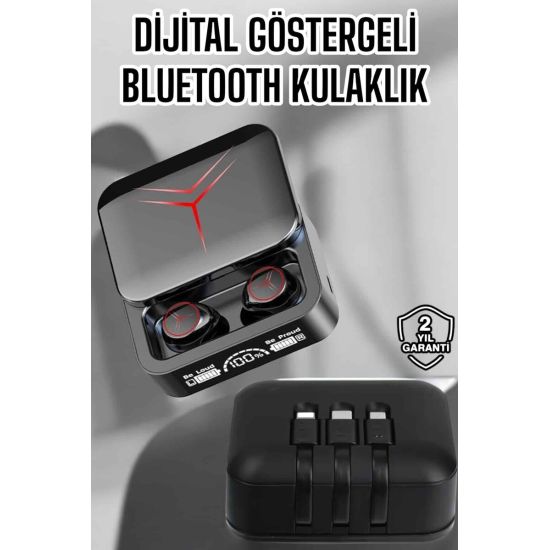 Bluetooth Kulaklık Bluetooth Bağlantılı Powerbankli Yeni Nesil Kulaklı