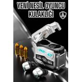 Oyuncu Kulaklığı Bluetooth Bağlantılı ANC Özelliği 5.0 Bluetooth
