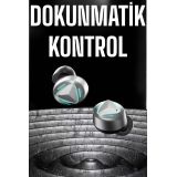 Oyuncu Kulaklığı Bluetooth Bağlantılı ANC Özelliği 5.0 Bluetooth