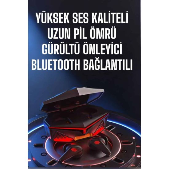 Yeni Nesil Oyuncu Kulaklığı Gürültü Önleyici Uzun Pil Ömrü Bluetooth B