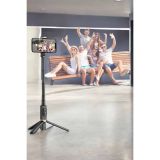 Selfie Çubuğu Tripod Kumandalı Telefon Tutucu Siyah