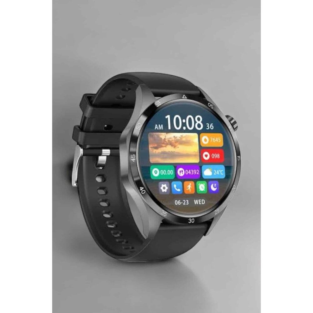 Akıllı Saat Metal Kordonlu GPS ve NFC Uyumlu Arama Cevaplayan