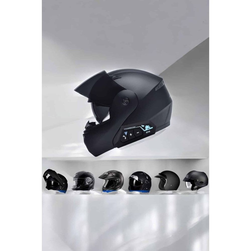 Kask Kulaklığı Motosiklet Intercom Interkom Dinleme Konuşma Özellikli 