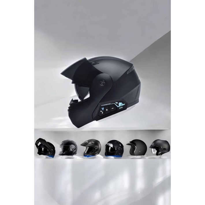 Kask Kulaklığı Motosiklet Intercom Interkom Dinleme Konuşma Özellikli 