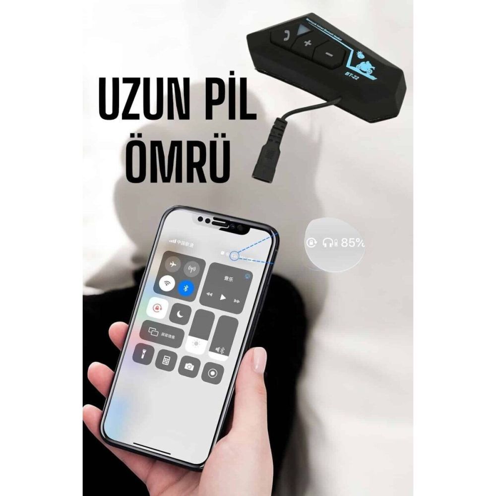 Kask Kulaklık Bluetooth Motosiklet Kulaklık Intercom Su Geçirmez