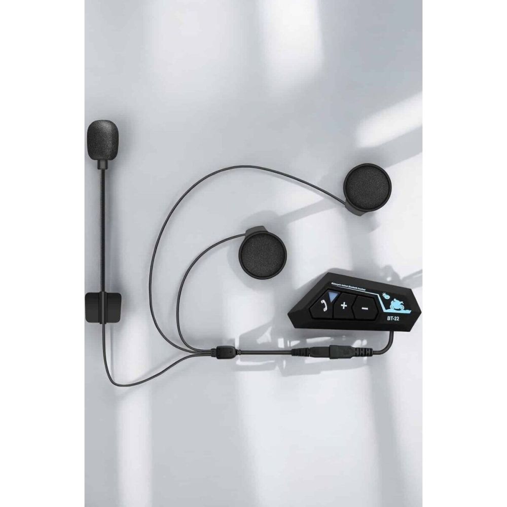 Kask Kulaklığı Motosiklet Intercom Interkom Dinleme Konuşma Özellikli 