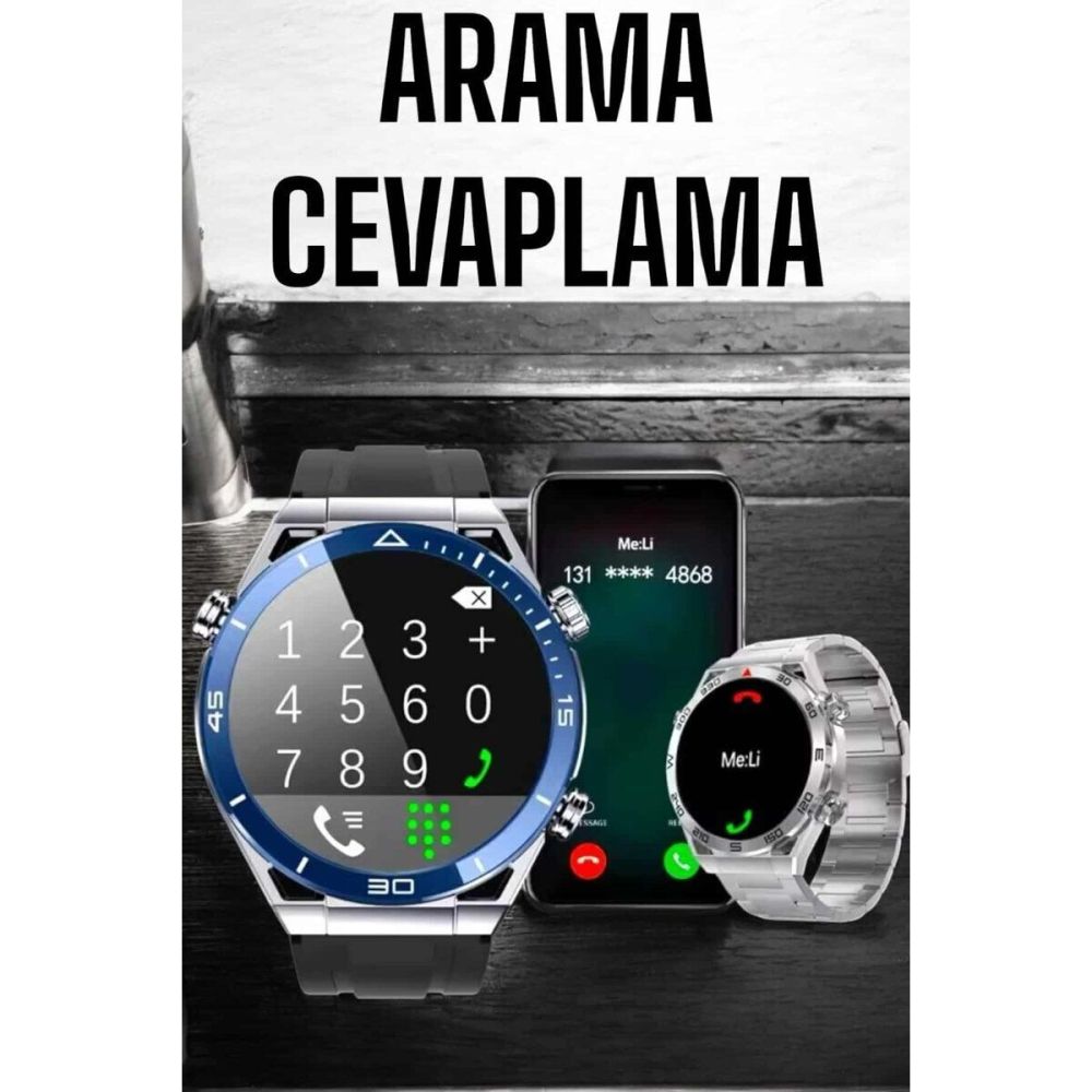 Akıllı Saat 2024 Model Arama Cevaplayan Uyku ve Sağlık Takibi