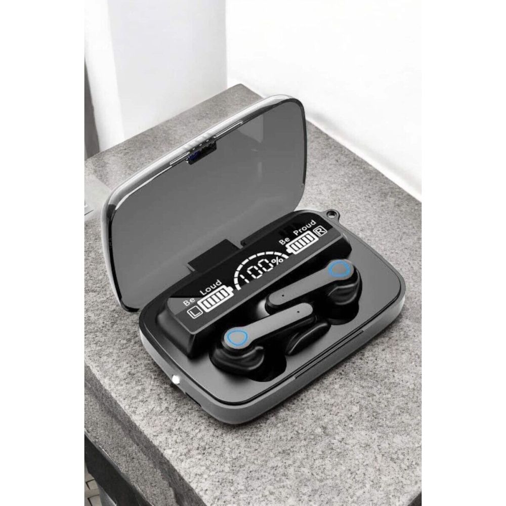 Bluetooth Kulaklık Powerbankli Dijital Göstergeli Dokunmatik Kontrol