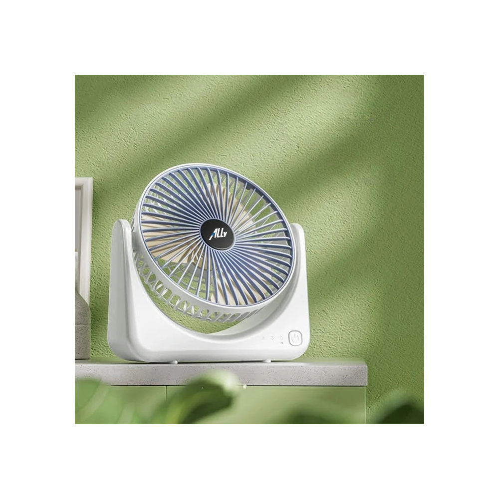 Ally S21 Şarjlı Fan Ergonomik Ev Ofis Sessiz Vantilatör