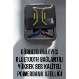 Kablosuz Bluetooth Kulaklık Powerbankli Uzun Pil Ömrü Yüksek Ses Kalit